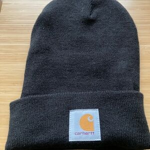 Carhartt beanie (black, fold over)